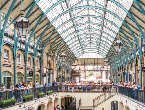 historic arcade in use